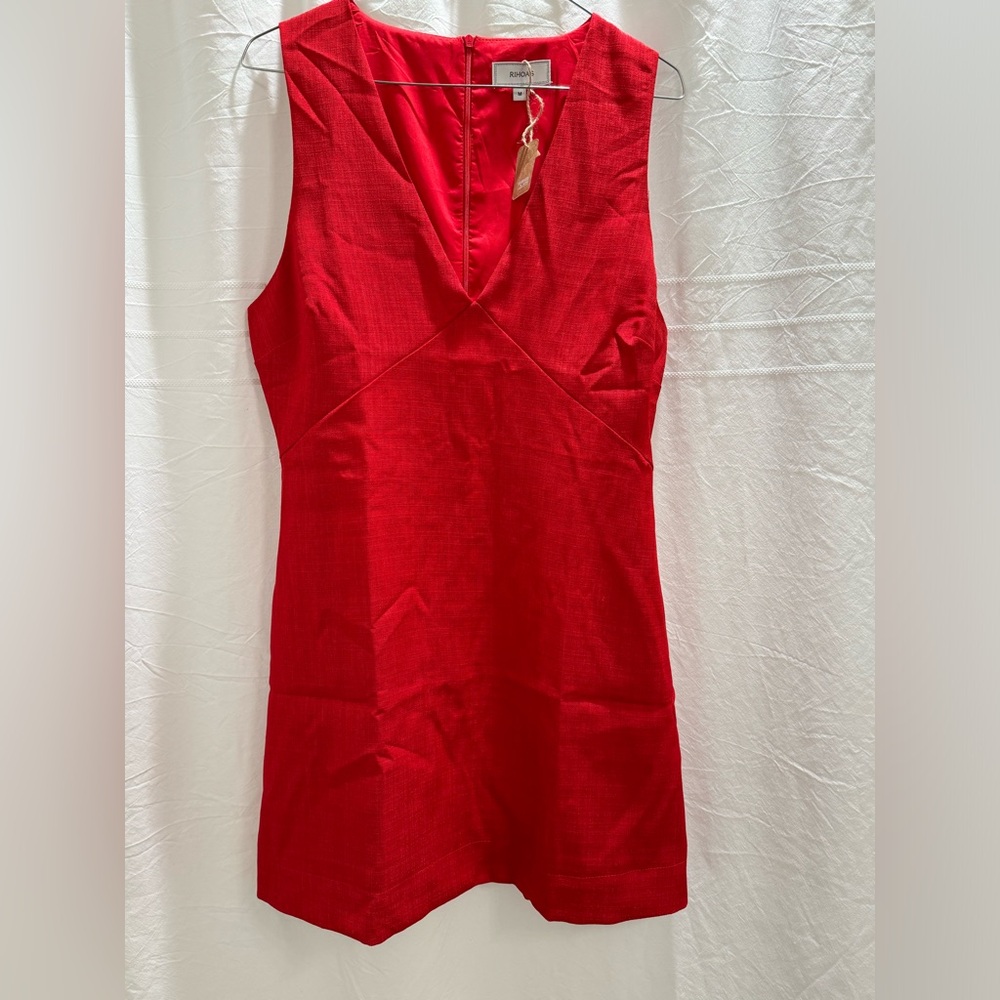 Rihoas red mini dress